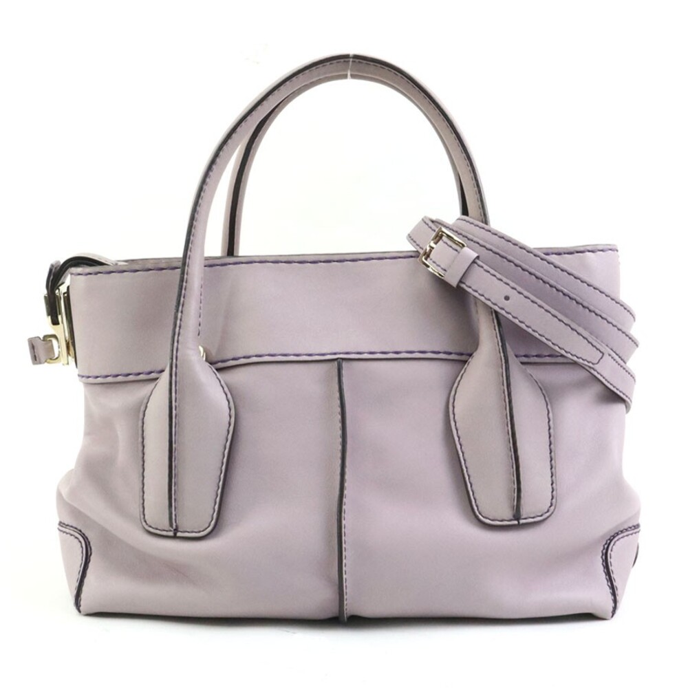 Auth Tod’S Handbag Shoulder Bag Purple #302978T15B